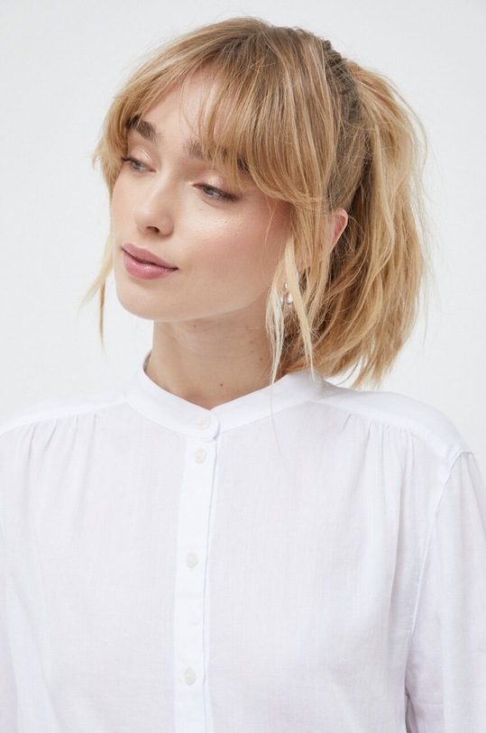 Marc O'Polo koszula bawełniana M00084542027 biały