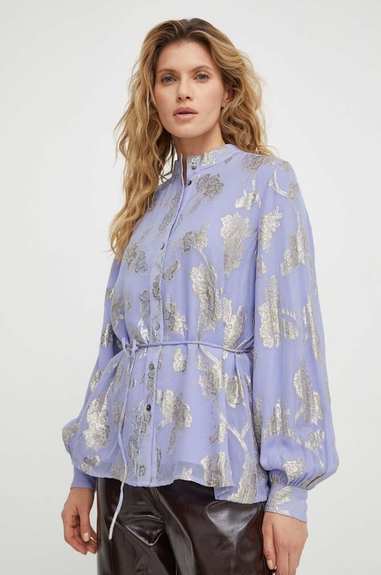 Košile Bruuns Bazaar regular fialová BBW3689