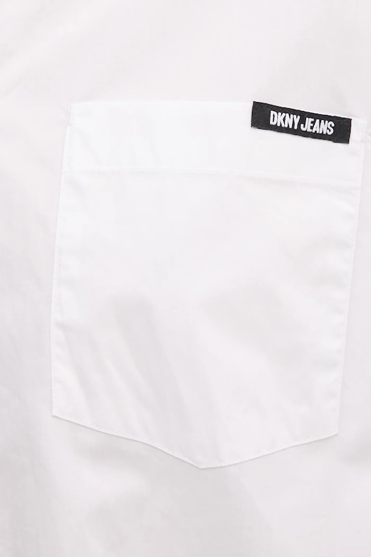 Dkny camasa din bumbac E31M1RDM alb