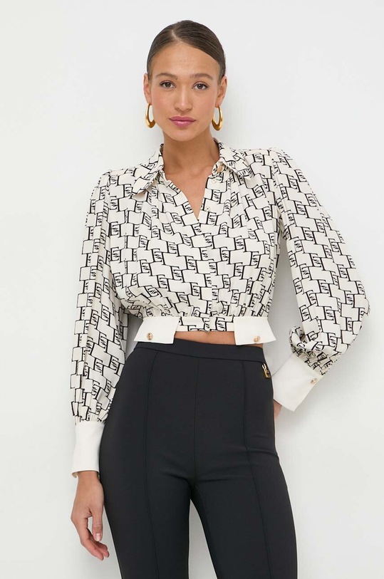 Elisabetta Franchi camicia regolare beige CAS2541E2