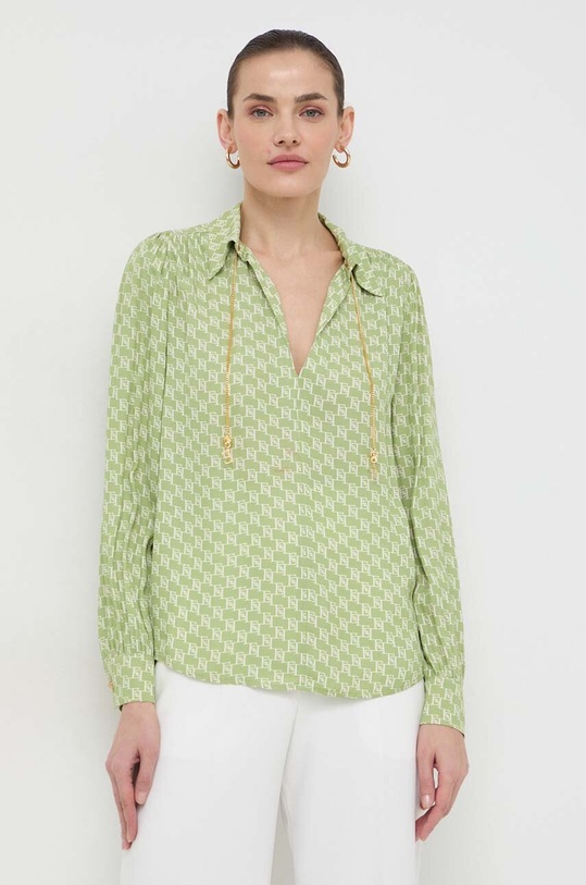 Elisabetta Franchi bluzka zielony CAS3041E2