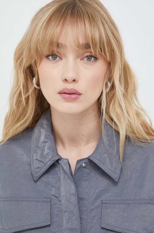 Samsoe Samsoe camasa gri F23400007