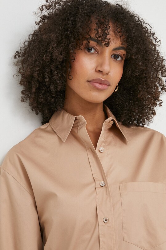 Calvin Klein cămașă din bumbac bej K20K206749
