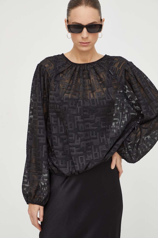 G-Star bluză cu modele negru D23818.D404