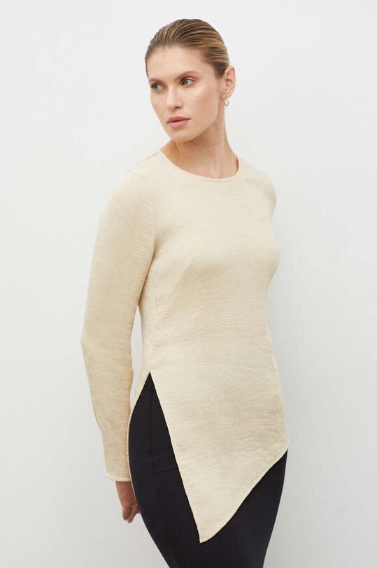 Блузка By Malene Birger casual бежевий Q72071002