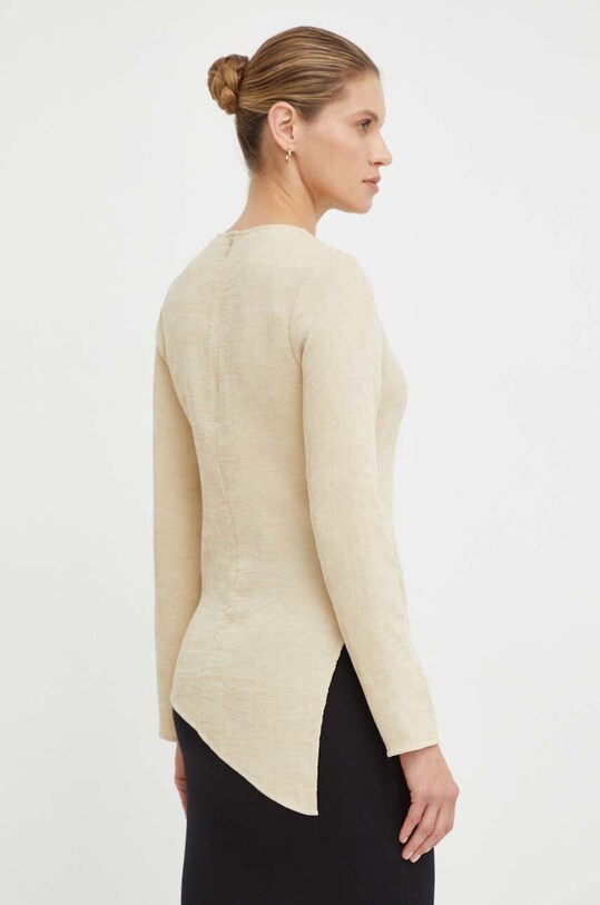 Одяг Блузка By Malene Birger Q72071002 бежевий