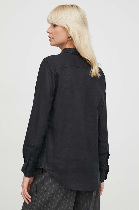 Odzież Lauren Ralph Lauren koszula lniana 200782777 czarny