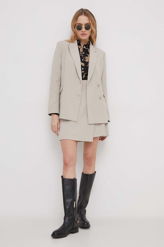 Lauren Ralph Lauren koszula lniana 200925292 czarny SS24