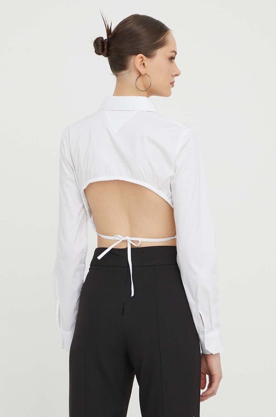 Košile Tommy Jeans bílá DW0DW17344