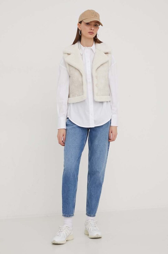 Tommy Jeans koszula DW0DW17356 biały SS24