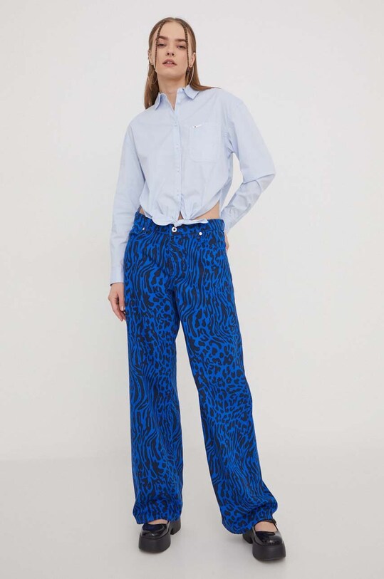 Сорочка Tommy Jeans DW0DW17520 блакитний AW24