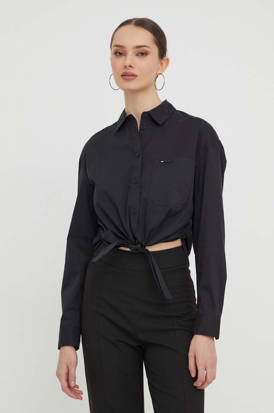 Сорочка Tommy Jeans чорний DW0DW17520