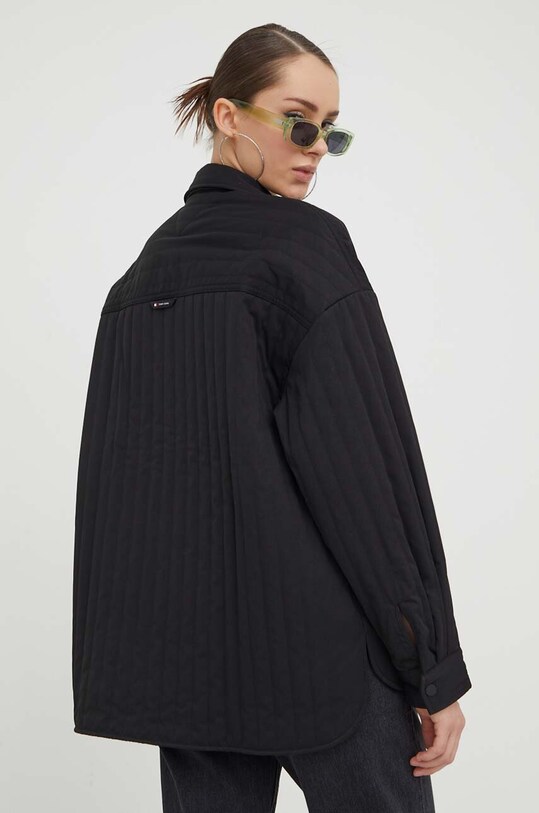 Odzież Tommy Jeans kurtka koszulowa DW0DW17522 czarny