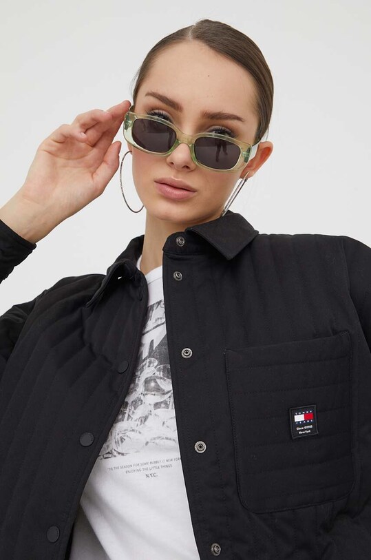 Tommy Jeans kurtka koszulowa DW0DW17522 czarny