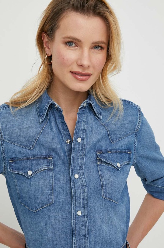 Polo Ralph Lauren koszula jeansowa niebieski 211890115