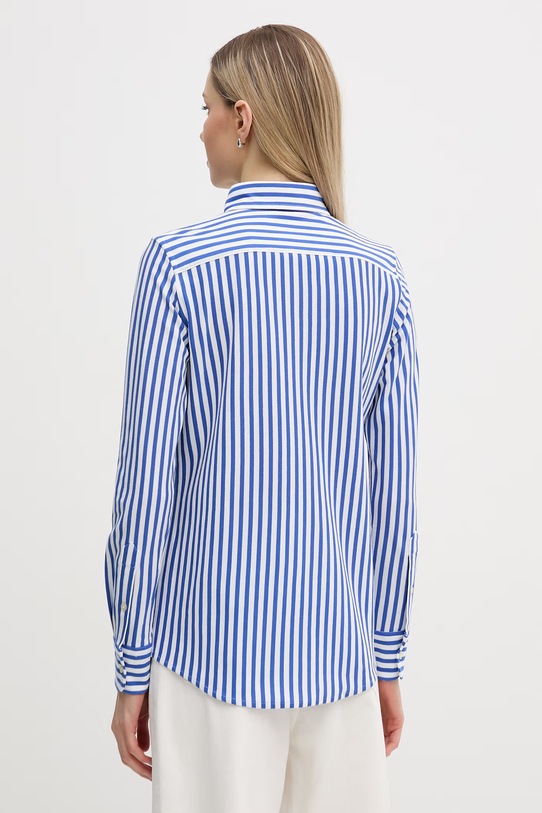 Odzież Polo Ralph Lauren koszula bawełniana 211910131 niebieski