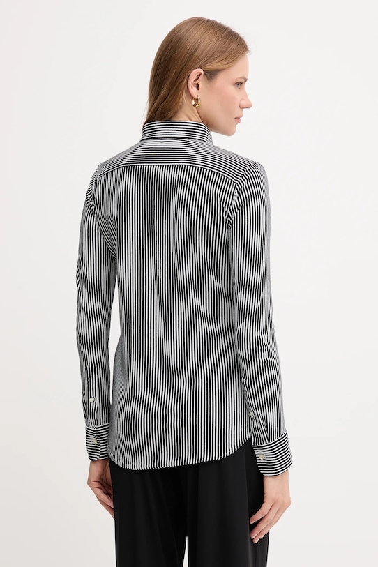 Odzież Polo Ralph Lauren koszula bawełniana 211910131 czarny