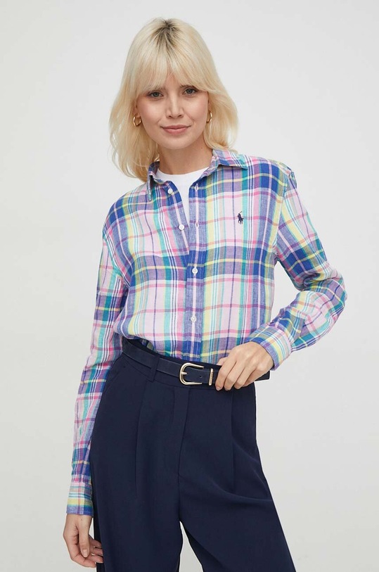 Polo Ralph Lauren linen shirt classic pink 211920926
