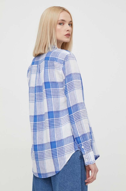 Odzież Polo Ralph Lauren koszula lniana 211920926 niebieski