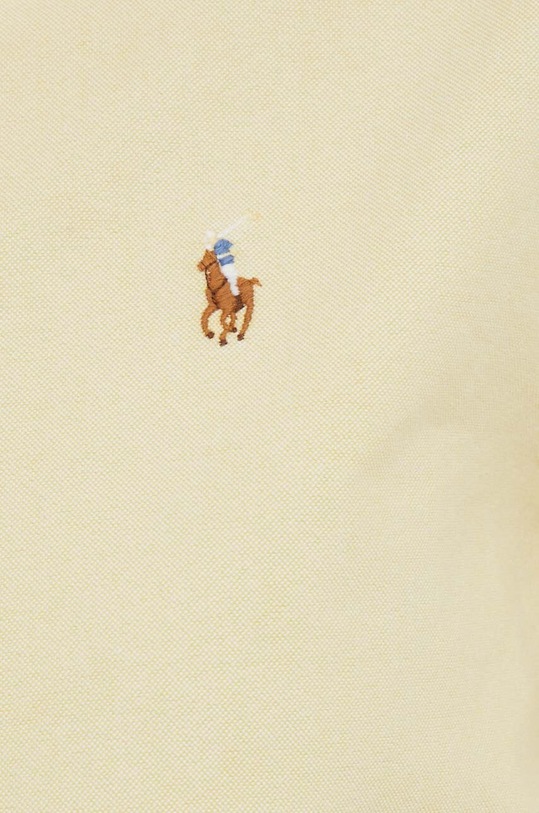 Βαμβακερό πουκάμισο Polo Ralph Lauren 211932521 κίτρινο