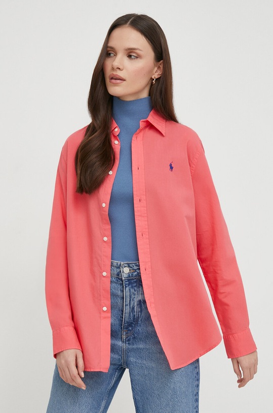 Бавовняна сорочка Polo Ralph Lauren casual червоний 211932522