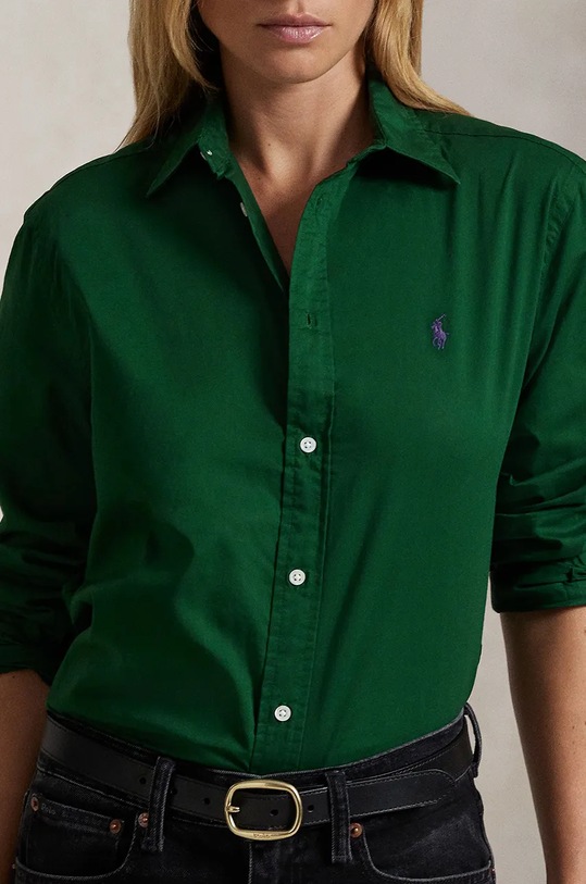 Polo Ralph Lauren koszula bawełniana zielony 211932522