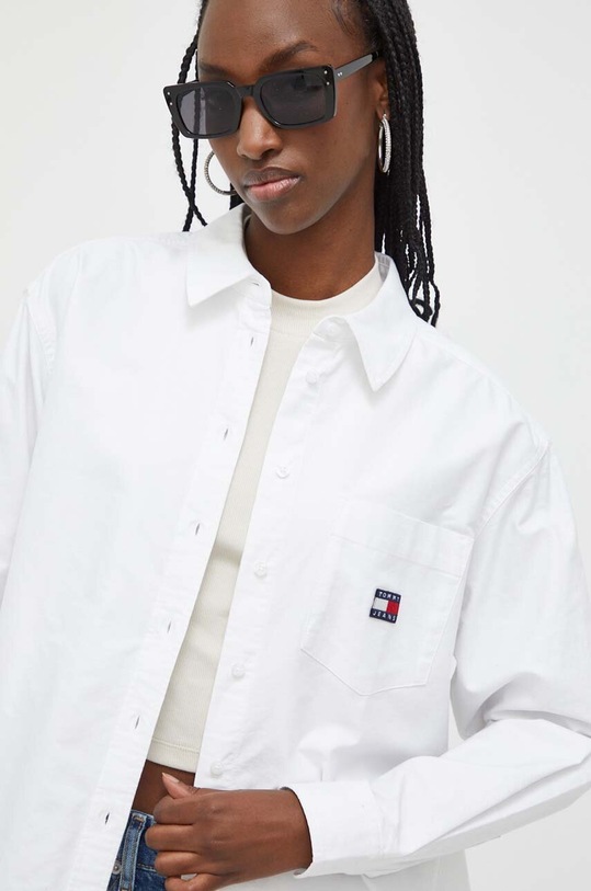 Tommy Jeans pamut ing fehér DW0DW17351