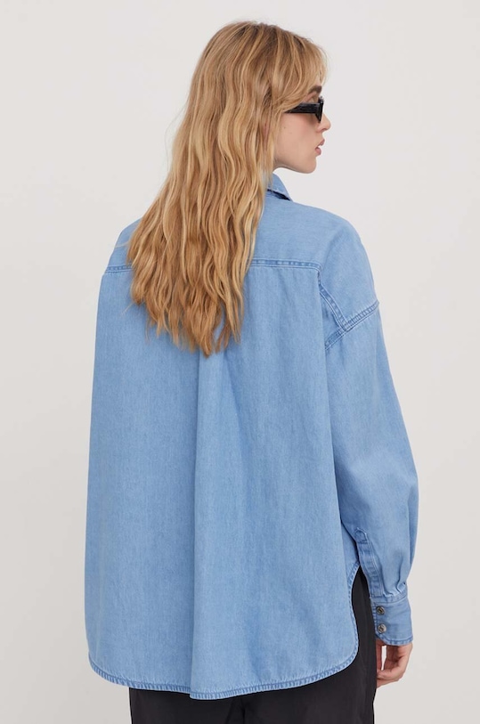 Oblečení Džínová košile Tommy Jeans DW0DW17355 modrá