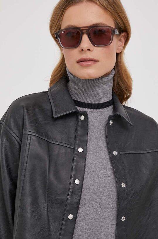 Košeľa Calvin Klein Jeans čierna J20J223240