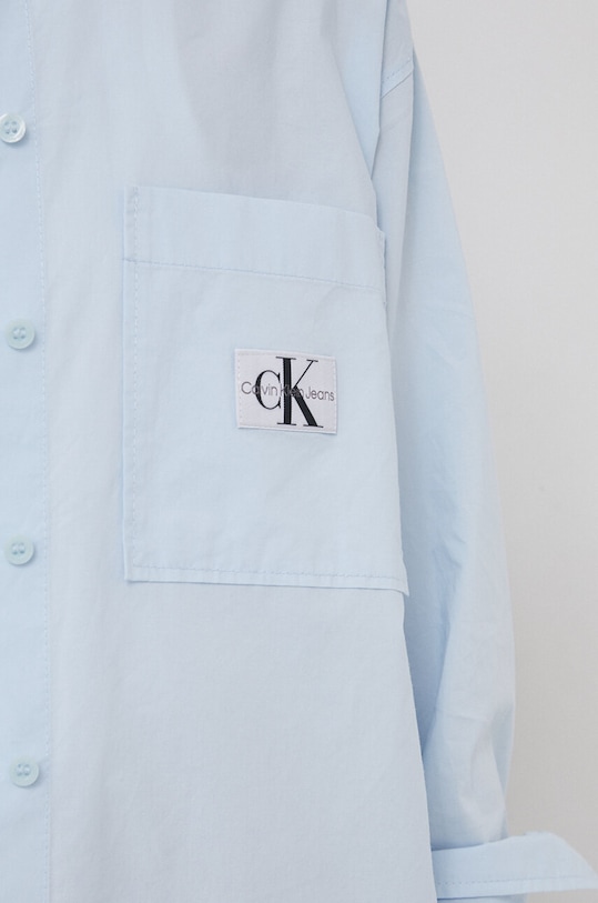 Calvin Klein Jeans koszula bawełniana J20J222610 niebieski