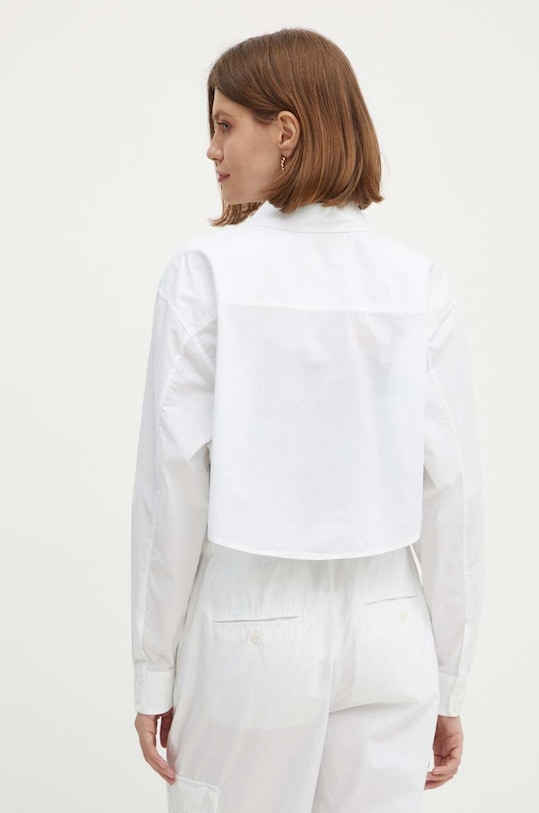 Odzież Calvin Klein Jeans koszula bawełniana J20J222614 biały