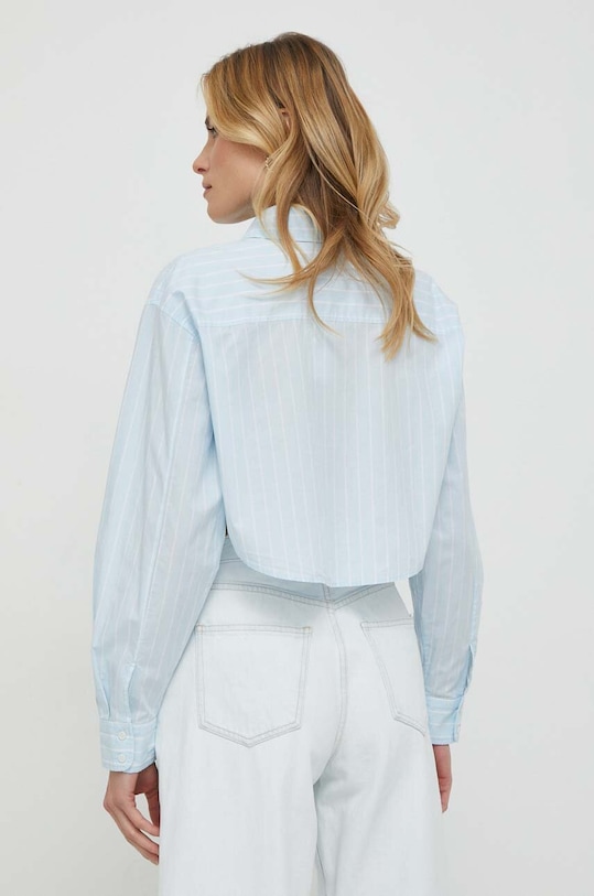 Calvin Klein Jeans koszula bawełniana niebieski J20J222614