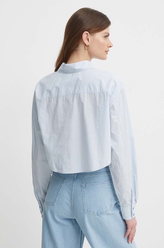 Odzież Calvin Klein Jeans koszula bawełniana J20J222614 niebieski