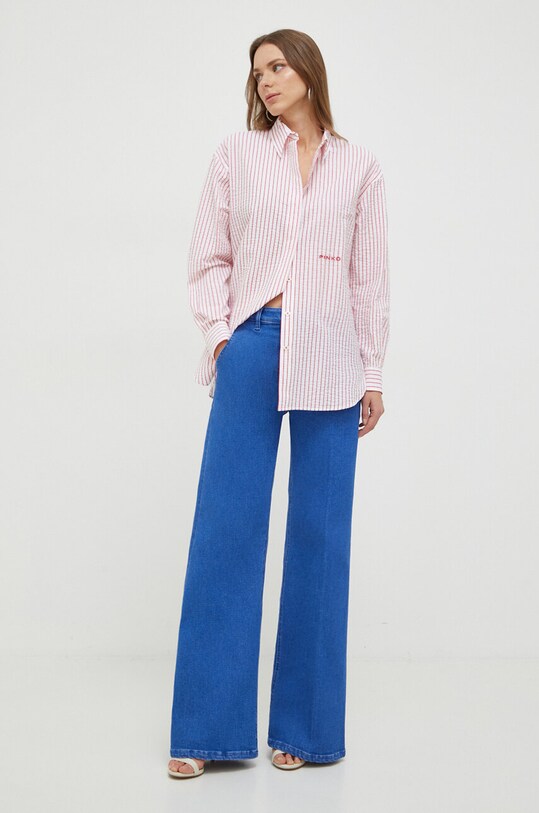 Πουκάμισο Pinko 102476.A1O9 κόκκινο SS24