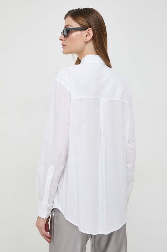 Odzież Pinko koszula bawełniana 102476.A1P1 biały