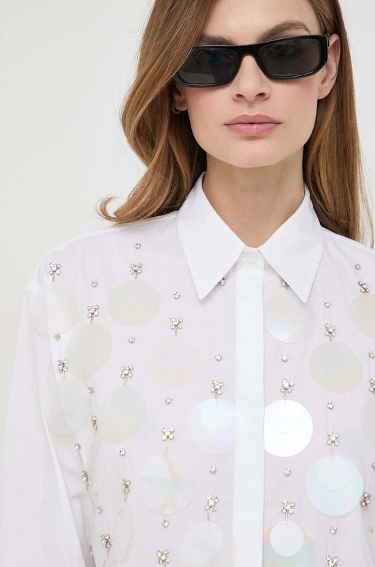 Pinko koszula bawełniana biały 102476.A1P1