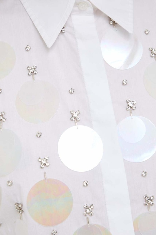 Pinko koszula bawełniana 102476.A1P1 biały