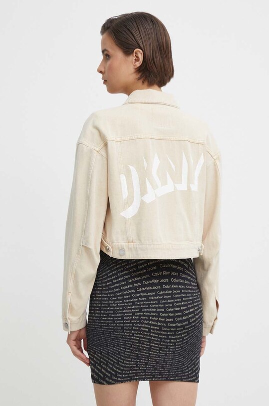 Îmbrăcăminte Dkny geacă din denim D2A4CX20 bej