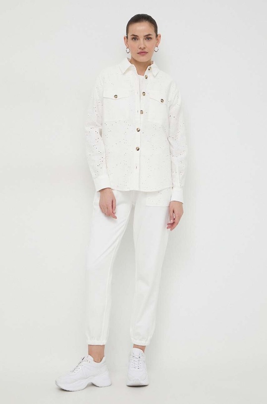 Πουκάμισο Twinset 241LL2JAA λευκό SS24