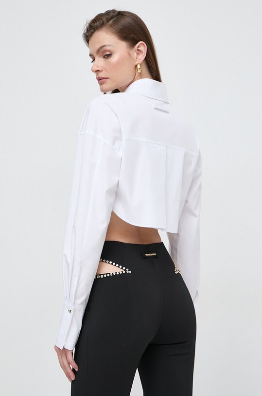 Abbigliamento Patrizia Pepe camicia in cotone 8C0696.A391 bianco