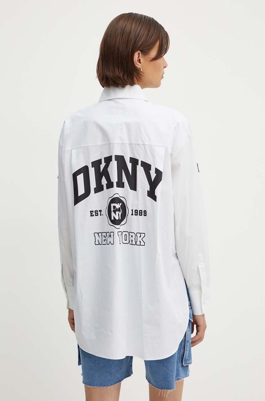 Odzież Dkny koszula bawełniana HEART OF NY D2B4A106 biały
