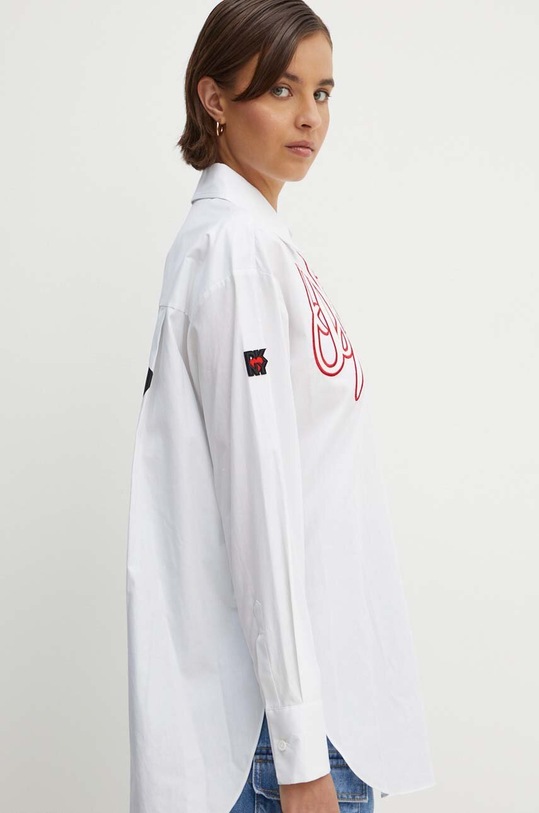 Dkny koszula bawełniana HEART OF NY D2B4A106 biały
