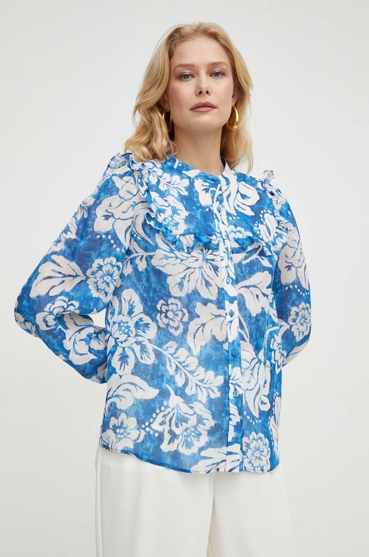 Košeľa Luisa Spagnoli regular modrá 540789