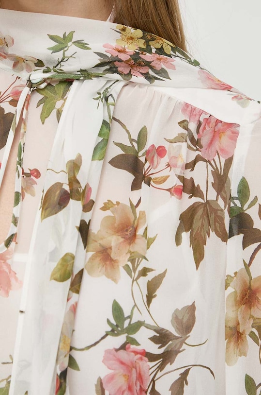 Luisa Spagnoli bluzka jedwabna 540760 beżowy SS24