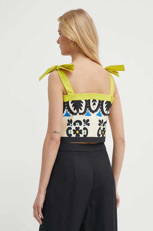 Îmbrăcăminte Luisa Spagnoli bluza din bumbac BESANA 540847 bej