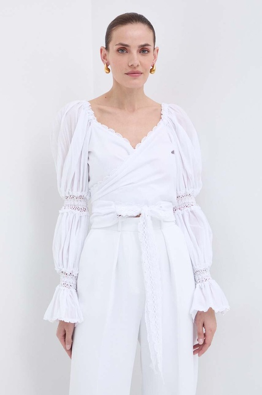 Luisa Spagnoli camicia RUNWAY COLLECTION 541165 bianco AA00