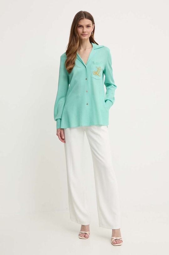 Srajca Luisa Spagnoli RUNWAY COLLECTION RUNWAY COLLECTION 58346 turkizna AA00