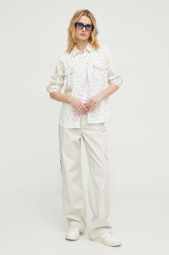 Rifľová košeľa Levi's 16786 béžová AW24