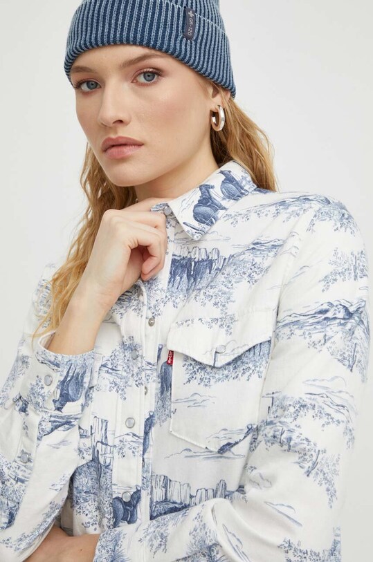 Levi's camasa jeans bej 16786