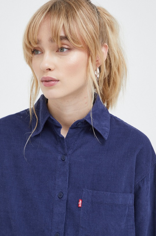 Πουκάμισο κοτλέ Levi's σκούρο μπλε A3362